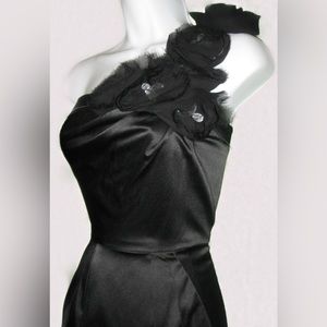 Bisou Bisou Satin One-Shoulder Dress